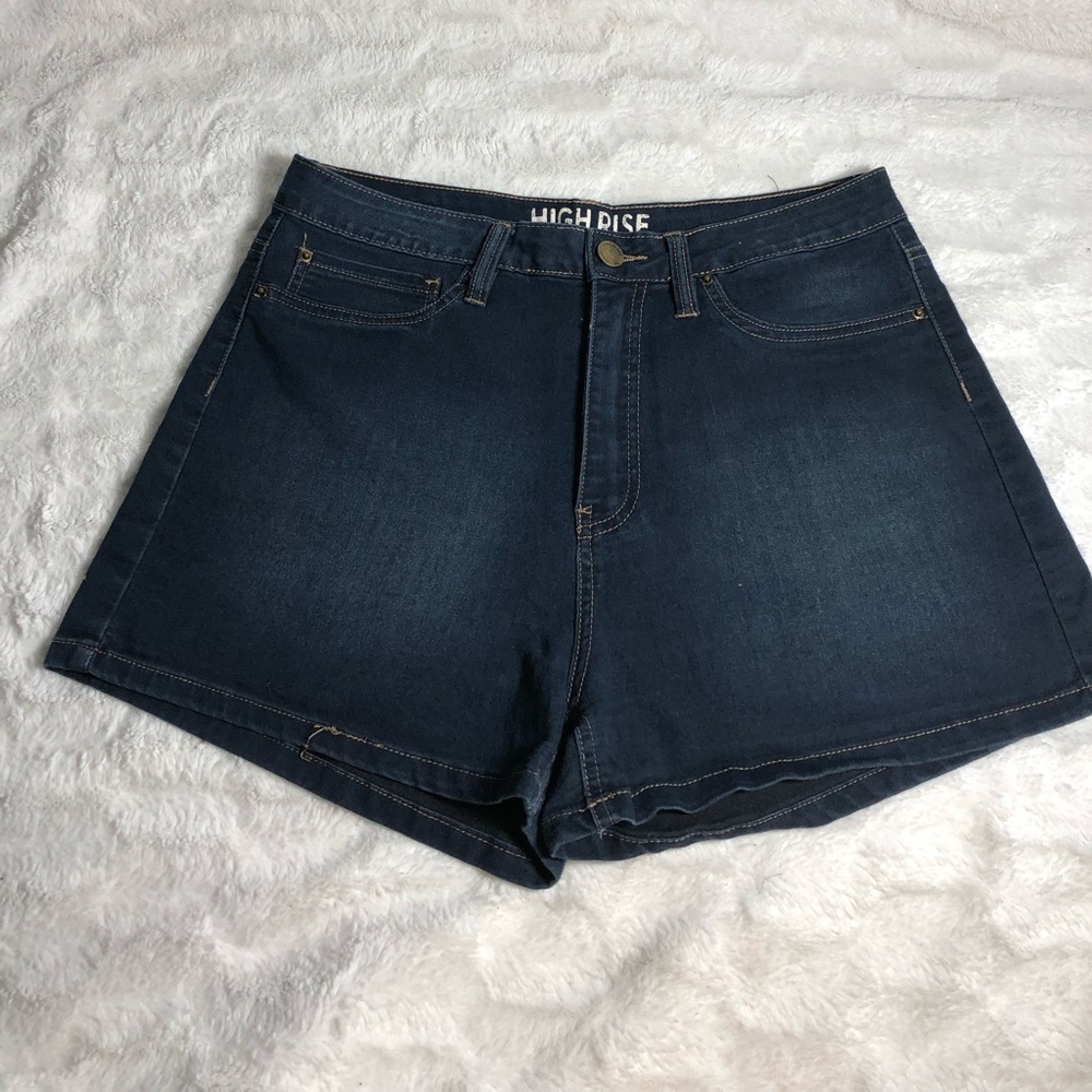 YMI high rise denim shorts